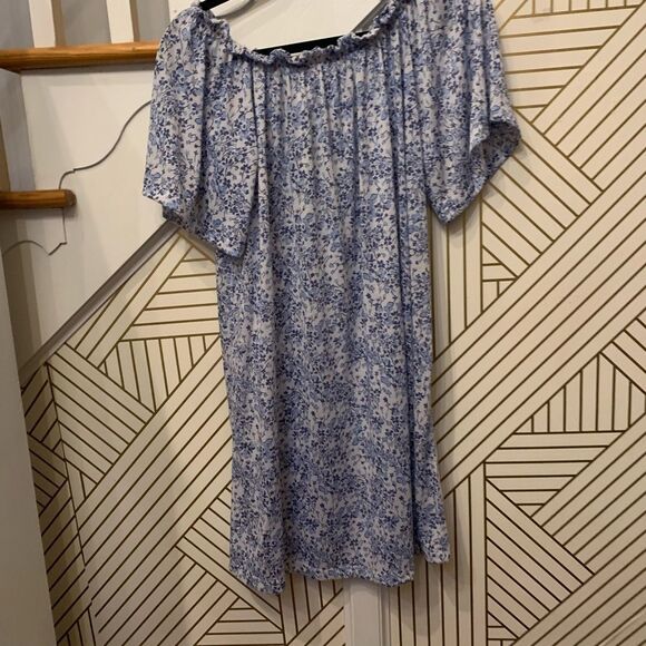 H&M Off the Shoulder Floral Print Dress NWT - Picture 4 of 8